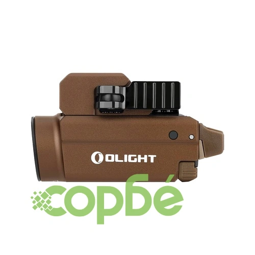 Пистолетен фенер с лазерен целеуказател Olight BALDR S 800lm. Desert TAN ➤ топ цена ➤ sorbe.bg