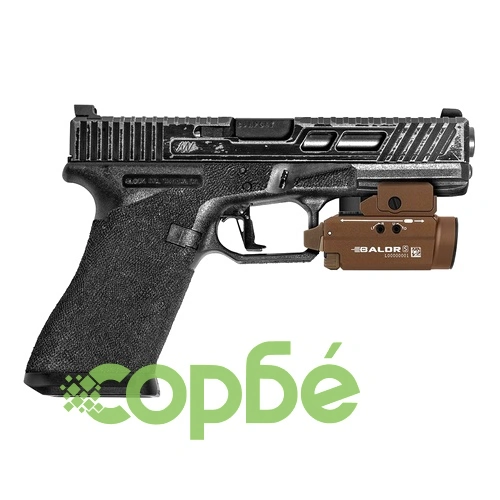 Пистолетен фенер с лазерен целеуказател Olight BALDR S 800lm. Desert TAN ➤ топ цена ➤ sorbe.bg