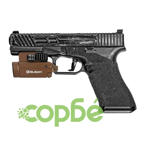 Пистолетен фенер с лазерен целеуказател Olight BALDR S 800lm. Desert TAN ➤ топ цена ➤ sorbe.bg