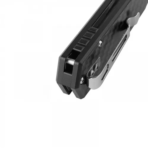 Сгъваем нож Ganzo Firebird FH11-CF, D2 инструментална стомана, черна дръжка ➤ топ цена ➤ sorbe.bg