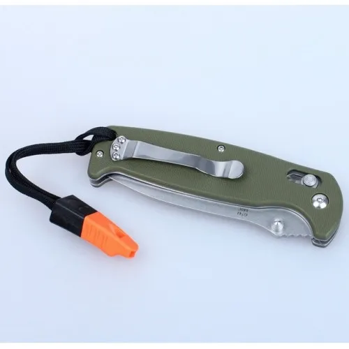 Сгъваем нож Ganzo G7412-GR-WS, 440C неръждаема стомана, зелена дръжка ➤ топ цена ➤ sorbe.bg