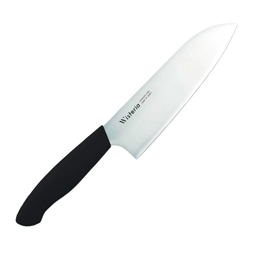 Кухненски нож Fuji Cutlery Santoku FC-680 Wisteria- черен ➤ топ цена ➤ sorbe.bg