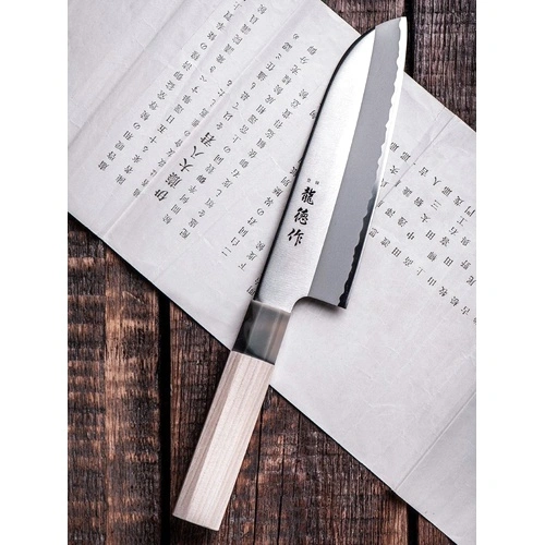Кухненски нож Fuji Cutlery Ryutoku Santoku FC-579 дръжка магнолия ➤ топ цена ➤ sorbe.bg
