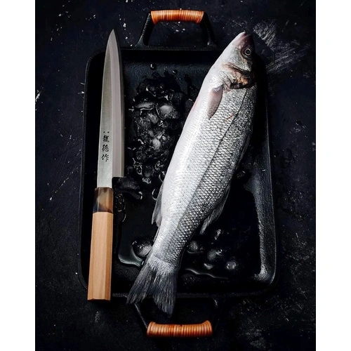 Кухненски нож Fuji Cutllery Ryutoku Yanagiba FC-575 дръжка магнолия за сашими ➤ топ цена ➤ sorbe.bg