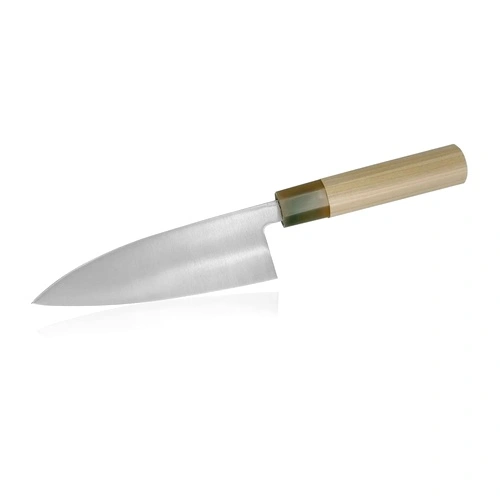 Кухненски нож Fuji Cutllery Ryutoku Deba FC-572 дръжка магнолия ➤ топ цена ➤ sorbe.bg