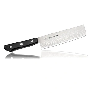 Кухненски нож Tojiro DP Damascus Nakiri Knife 165мм F-330 - VG10 - ламинат 37 пласта