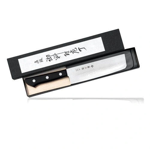 Кухненски нож Tojiro DP Damascus Nakiri Knife 165мм F-330 - VG10 - ламинат 37 пласта ➤ топ цена ➤ sorbe.bg