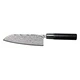 Кухненски нож Tojiro Shippu Black DP Damascus Santoku Knife 165мм FD-1597 - VG10 - ламинат 63 пласта