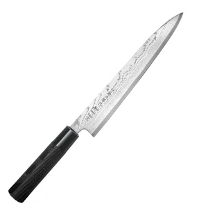 Кухненски нож Tojiro Shippu Black DP Damascus Carving Knife 210мм FD-1599 - VG10 - ламинат 63 пласта