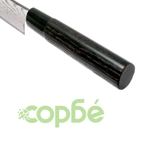 Кухненски нож Tojiro Shippu Black DP Damascus Carving Knife 210мм FD-1599 - VG10 - ламинат 63 пласта ➤ топ цена ➤ sorbe.bg