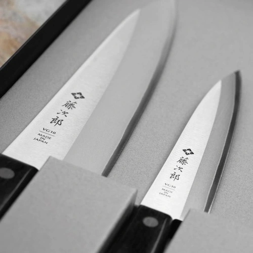 Комплект кухненски ножове Tojiro Basic TBS-210 - VG10 ламинат ➤ топ цена ➤ sorbe.bg