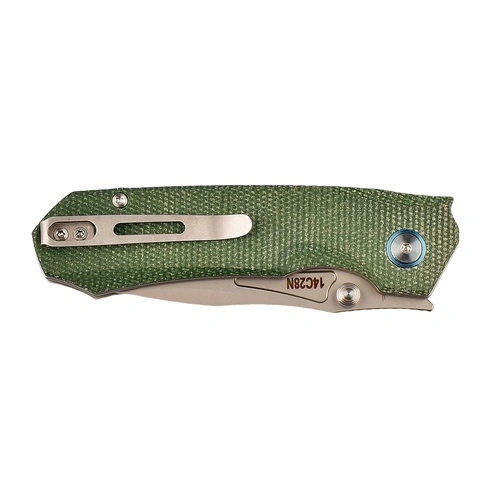 Сгъваем нож Dulotec K262-GN дръжка от Micarta и 14C28N неръждаема стомана ➤ топ цена ➤ sorbe.bg