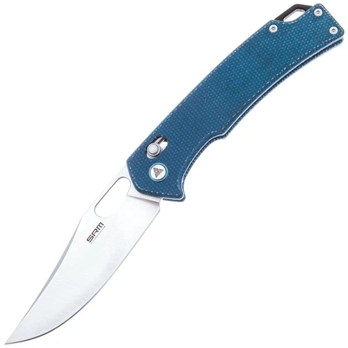 Сгъваем нож SRM 9203-ME - дръжка от Micarta и 10Cr15MoV стомана ➤ топ цена ➤ sorbe.bg