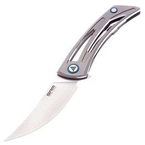 Сгъваем нож SRM Unicorn 7415-TZ - дръжка от титан и 154CM стомана