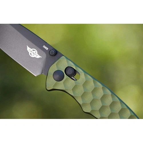 Сгъваем нож Oknife Rubato 3 - Зелен 154CM неръждаема стомана с черно титаниево PVD покритие ➤ топ цена ➤ sorbe.bg