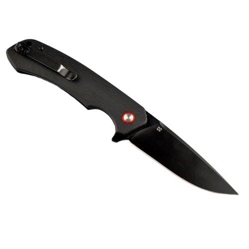 Сгъваем нож Dulotec K257-BK - дръжка от G10 и D2 инструментална стомана ➤ топ цена ➤ sorbe.bg