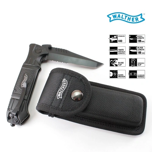 Сгъваем нож Walther BTTK Black Tac Tanto на топ цена от sorbe.bg Сгъваем нож Walther BTTK Black Tac Tanto ➤ топ цена ➤ sorbe.bg