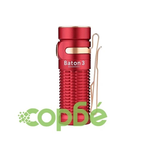 Olight Baton3 1200lm - Червен ➤ топ цена ➤ sorbe.bg