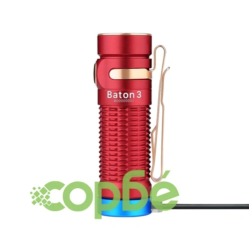 Olight Baton3 1200lm - Червен ➤ топ цена ➤ sorbe.bg