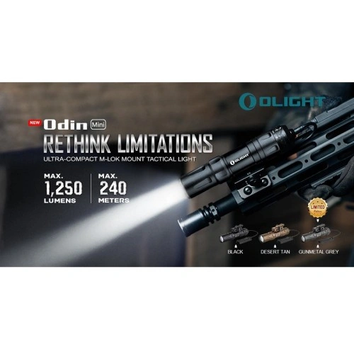 Фенер Olight Odin Mini 1250lm. ➤ топ цена ➤ sorbe.bg
