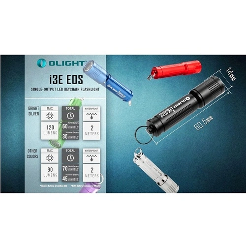 Фенер Olight i3E EOS 90lm - черно ➤ топ цена ➤ sorbe.bg