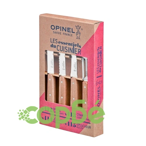 Кухненски кoмплект от 4 части Opinel Les Essentiels ➤ топ цена ➤ sorbe.bg