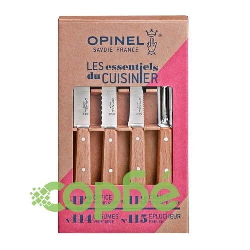 Кухненски кoмплект от 4 части Opinel Les Essentiels ➤ топ цена ➤ sorbe.bg