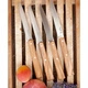 Комплект от 4 бр. ножове за пържоли Opinel №125 - Bon Appetit, с дръжка от маслиново дърво