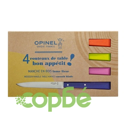 Комплект ножове за хранене Opinel №125 Bon Appetit Pop, 4 бр. ➤ топ цена ➤ sorbe.bg
