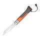 Туристически сгъваем нож Opinel №8 Outdoor Soft Orange, острие 8.5 см