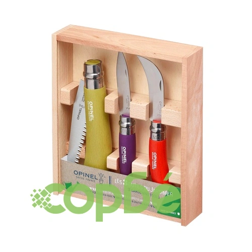 Комплект 3 бр. градински инструменти Opinel Gardener Box ➤ топ цена ➤ sorbe.bg