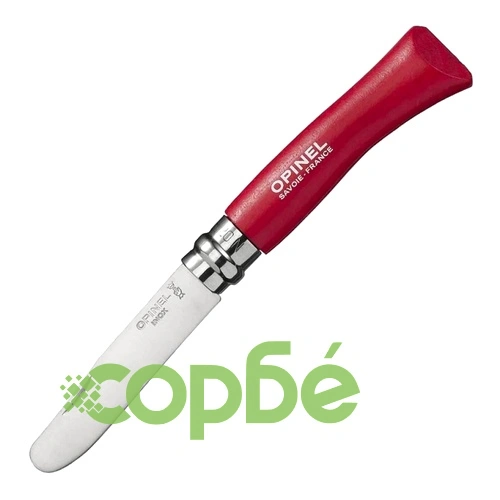 Детски сгъваем нож My First Opinel Inox №7, червен ➤ топ цена ➤ sorbe.bg