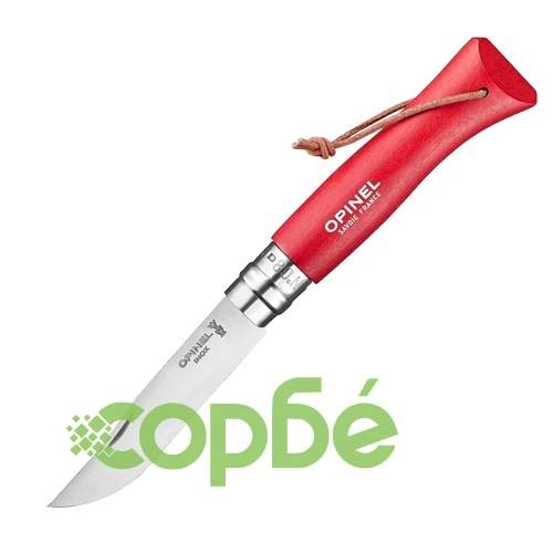 Сгъваем нож Opinel №8 Colorama Red, острие 8.5 см ➤ топ цена ➤ sorbe.bg