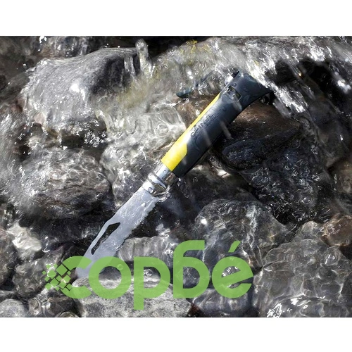 Сгъваем туристически нож Opinel №8 Outdoor Earth Green, острие 8.5 см ➤ топ цена ➤ sorbe.bg
