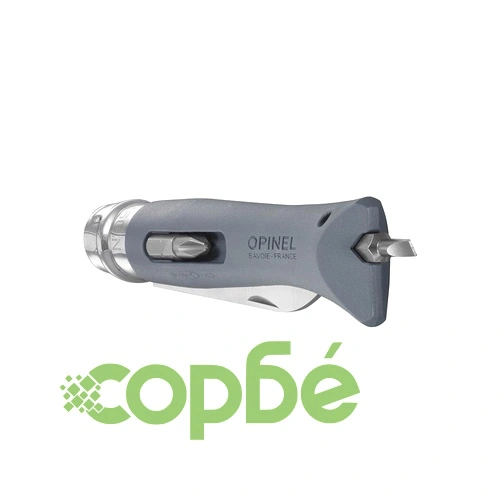 Сгъваем нож за майстори OPINEL №9 DIY Grey, острие 8 см ➤ топ цена ➤ sorbe.bg