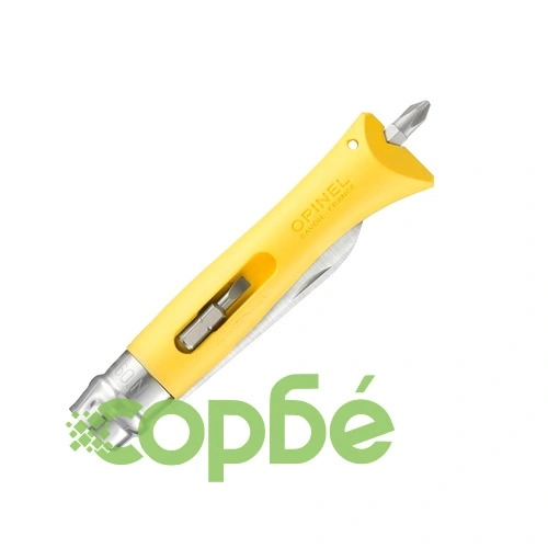 Сгъваем нож за майстори OPINEL N9 DIY Yellow, острие 8 см ➤ топ цена ➤ sorbe.bg