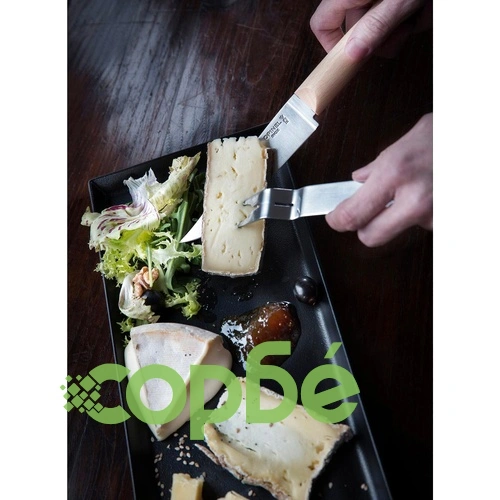 Нож за сирена Opinel + вилица ➤ топ цена ➤ sorbe.bg