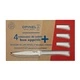 Комплект трапезни ножове Opinel №125 Bon Appetit White, 4 бр.