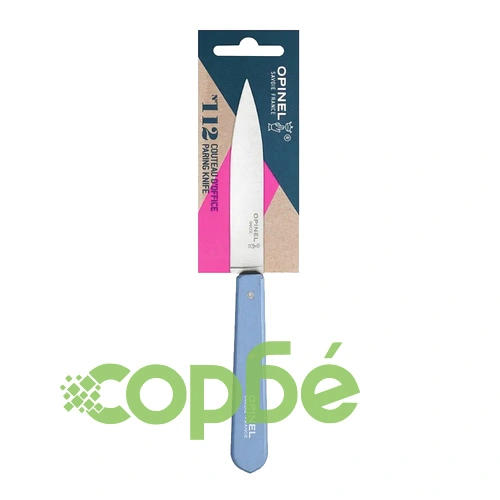 Кухненски нож Opinel Les Essentiels №112, острие 10 см, светлосин ➤ топ цена ➤ sorbe.bg
