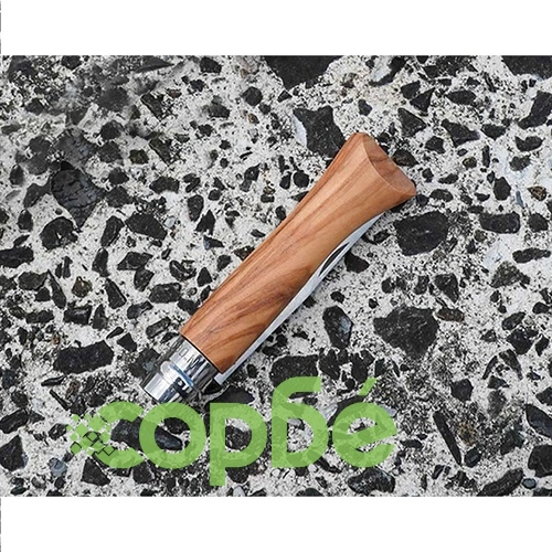 Сгъваем нож Opinel Luxe Olive Wood №6, острие 7 см ➤ топ цена ➤ sorbe.bg