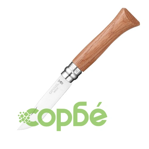 Сгъваем нож Opinel Luxe Oak №6, острие 7 см ➤ топ цена ➤ sorbe.bg