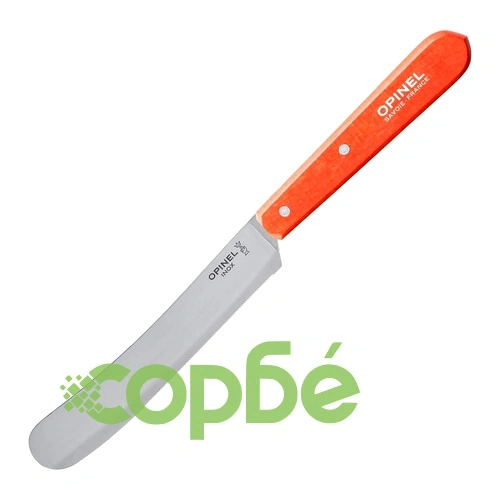 Нож Opinel Breakfast, оранжев, острие 11.5 см ➤ топ цена ➤ sorbe.bg