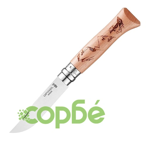 Сгъваем нож Opinel №8, острие 8.5 см - Hiking ➤ топ цена ➤ sorbe.bg