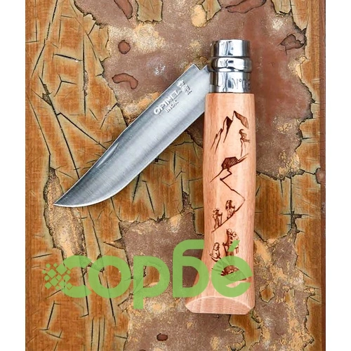 Сгъваем нож Opinel №8, острие 8.5 см - Hiking ➤ топ цена ➤ sorbe.bg