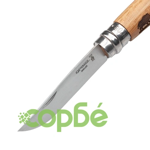 Сгъваем нож Opinel Animalia №8, острие 8.5 см, глиган ➤ топ цена ➤ sorbe.bg