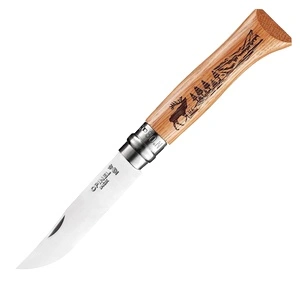 Сгъваем нож Opinel Animalia №8, острие 8.5 см, лос