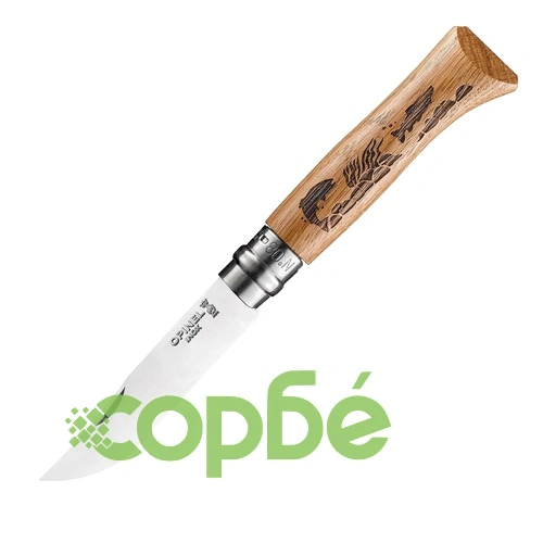 Сгъваем нож Opinel Animalia №8, острие 8.5 см, риба ➤ топ цена ➤ sorbe.bg