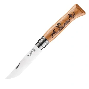 Сгъваем нож Opinel Animalia №8, острие 8.5 см, куче