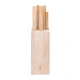 Комплект 5 кухненски ножа Opinel Parallele - Bread, с дървена стойка