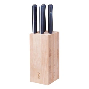 Комплект 5 кухненски ножа Opinel Intempora с дървена стойка